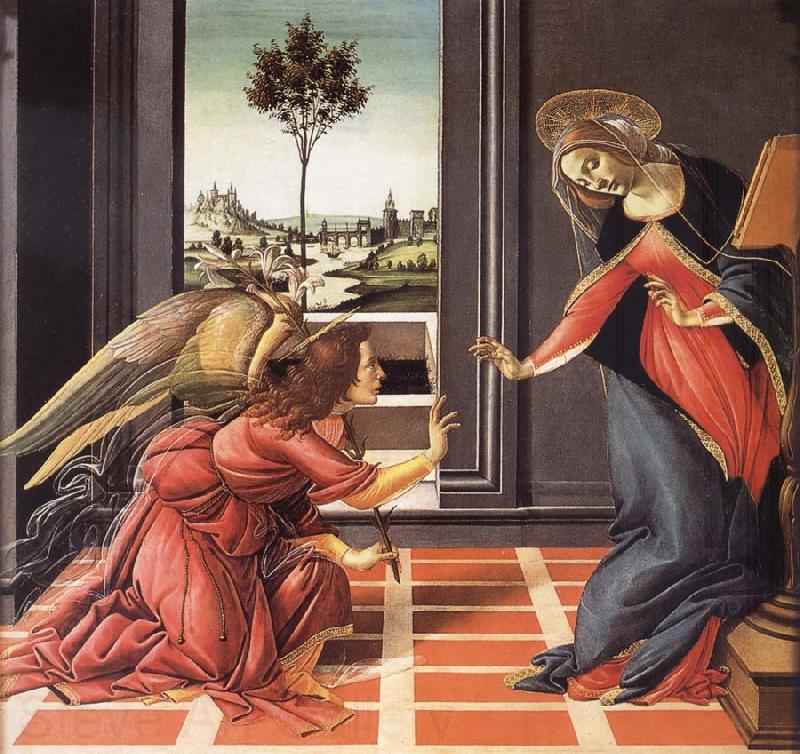 Sandro Botticelli La Anunciacion France oil painting art